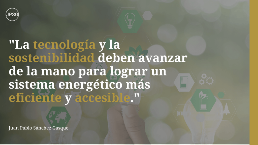 La tecnologia y la sostenibilidad Juan Pablo Sanchez Gasque